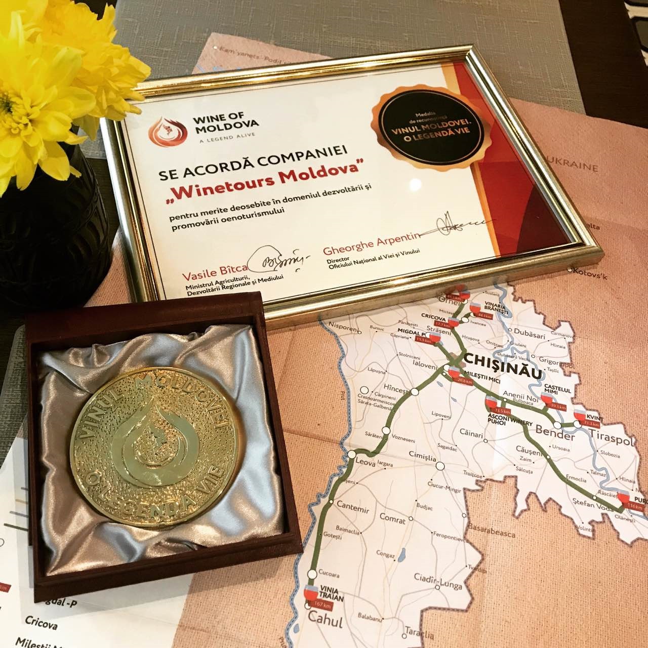 Ziua Vinului 2017 premiu medalie